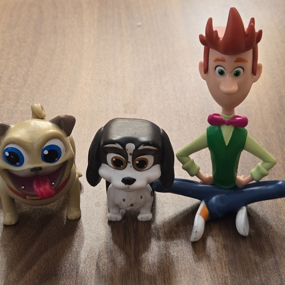 Disney Junior Puppy Dog‎ Pals Bingo & Rolly Bob Deluxe Toy PVC Figures